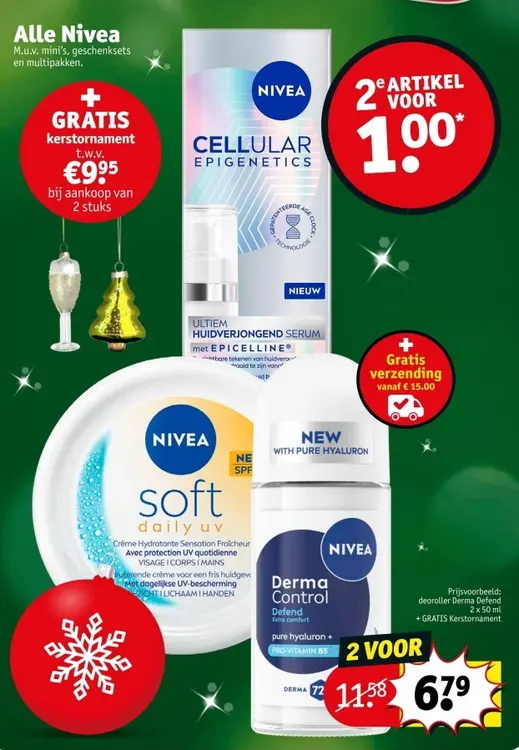 Aanbieding: Nivea Derma Control deoroller