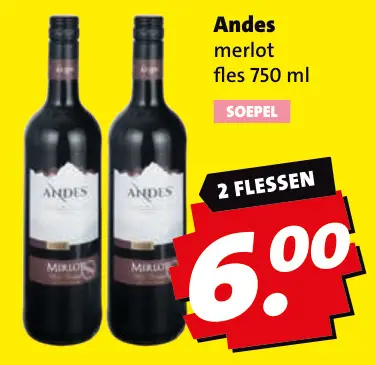 Aanbieding: Andes merlot