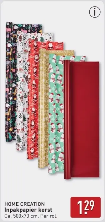 Aanbieding: Inpakpapier kerst