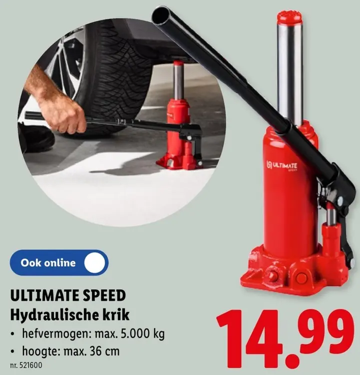 Promotie: Hydraulische krik