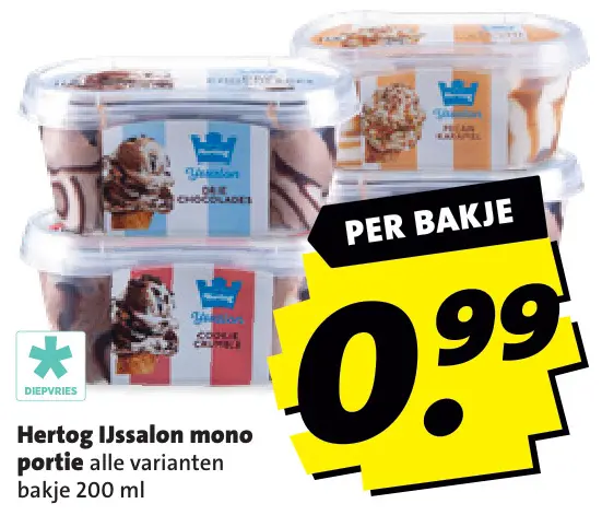 Aanbieding: IJssalon mono portie
