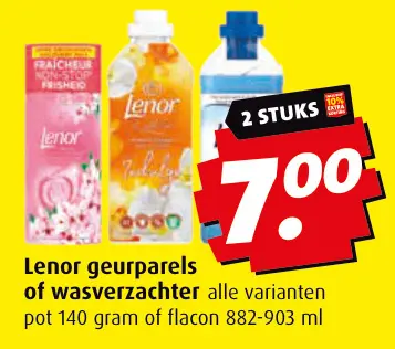 Aanbieding: Lenor geurparels of wasverzachter