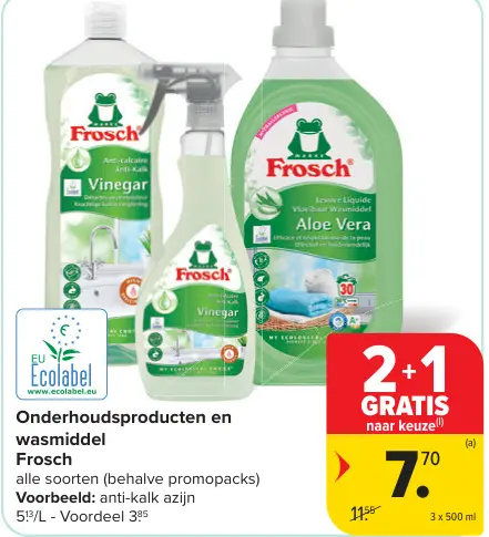 Promotie: Onderhoudsproducten en wasmiddel