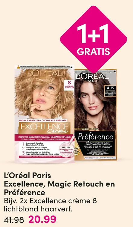Aanbieding: Excellence, Magic Retouch en Préférence