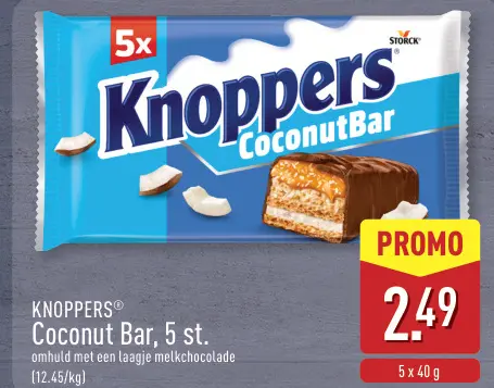 Promotie: Knoppers Coconut Bar