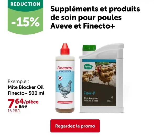 Offre: Mite Blocker Oil Finecto+ 500 ml
