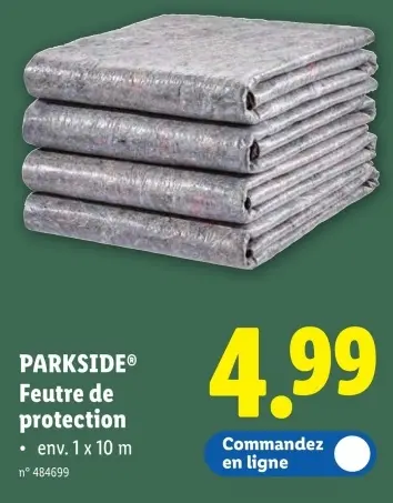 Offre: Feutre de protection