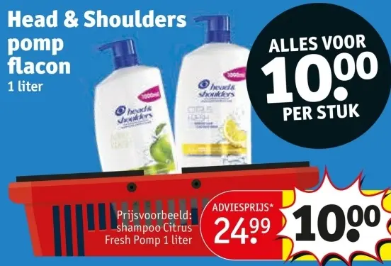 Aanbieding: Head & Shoulders pomp flacon