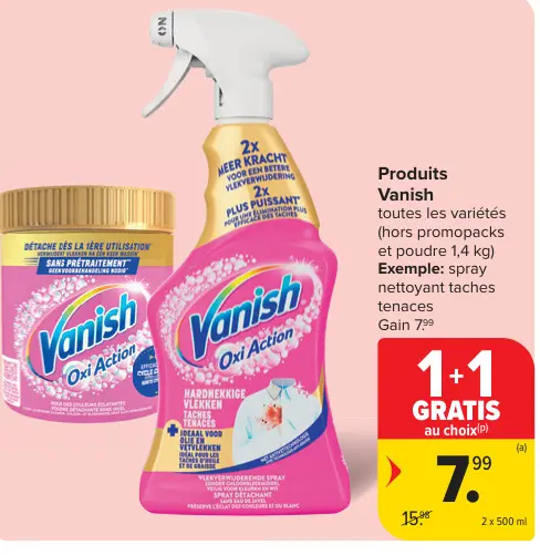Offre: Vanish