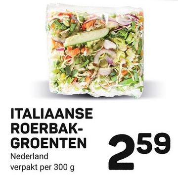 Aanbieding: ITALIAANSE ROERBAK-GROENTEN