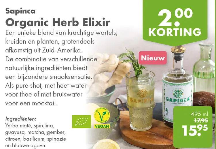 Aanbieding: Organic Herb Elixir