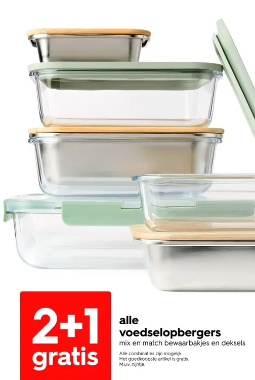 Aanbieding: voedselopbergers