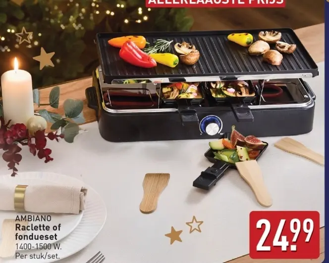 Aanbieding: Raclette of fondueset