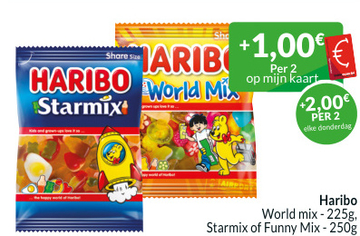 Aanbieding: Haribo World mix