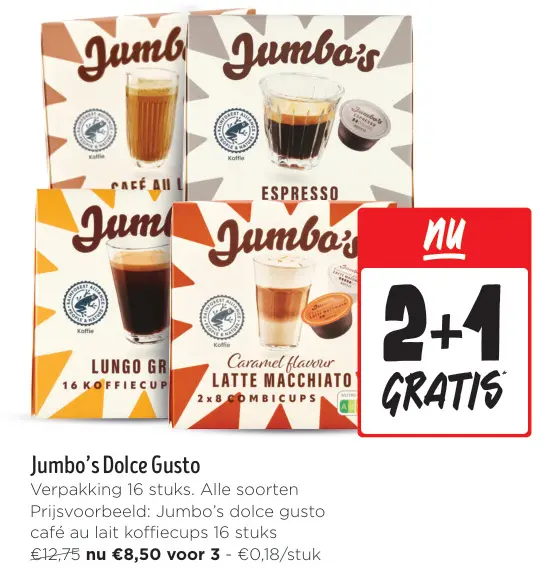 Aanbieding: Jumbo's Dolce Gusto