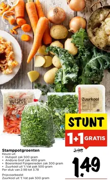 Aanbieding: Stamppotgroenten