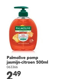 Promotie: Palmolive pomp jasmijn-citroen