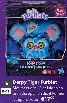 Aanbieding: Furby Furblets & Kpop Demon Hunters Derpy Tiger Furblet