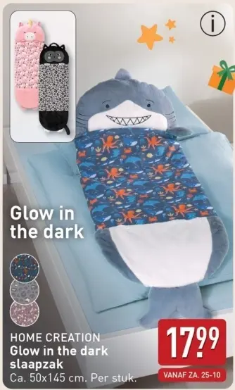 Aanbieding: Glow in the dark slaapzak