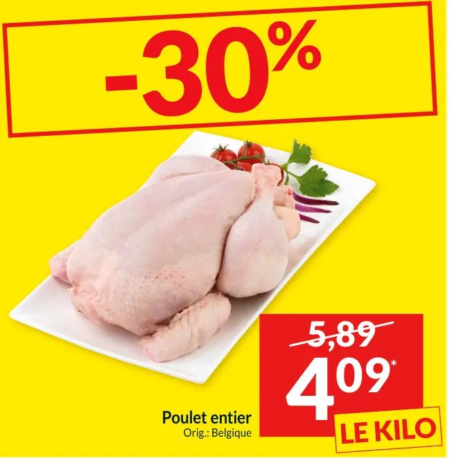 Offre: Poulet entier