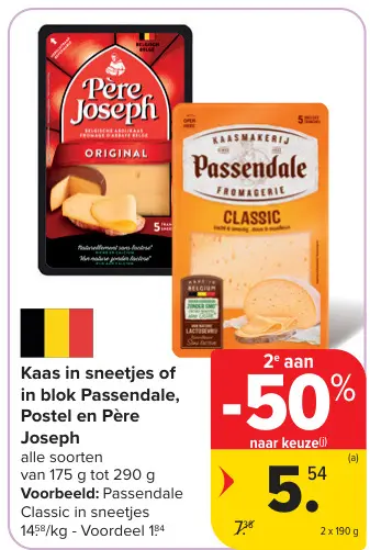 Promotie: Kaas in sneetjes of in blok