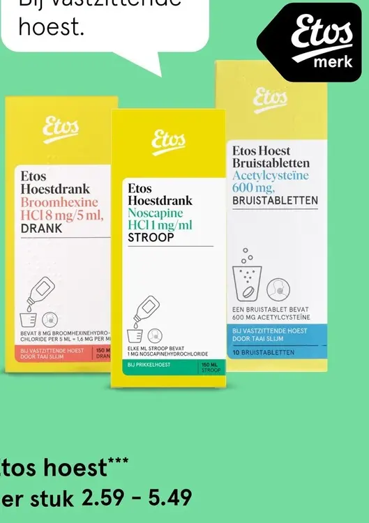 Aanbieding: etos Hoest
