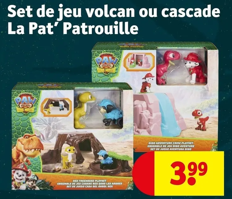 Offre: Set de jeu volcan ou cascade