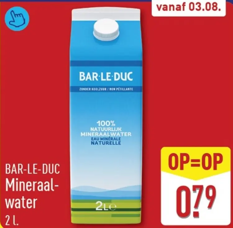 Aanbieding: Mineraalwater