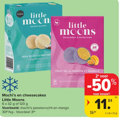 Promotie: Mochi's en cheesecakes