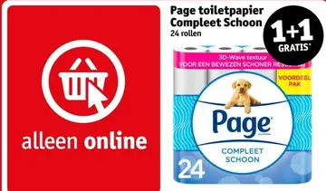 Aanbieding: Page toiletpapier Compleet Schoon