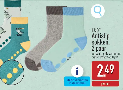 Promotie: Antislip sokken