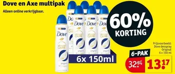 Aanbieding: Dove en Axe multipak