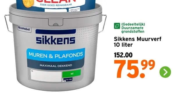 Aanbieding: Muurverf 10 liter
