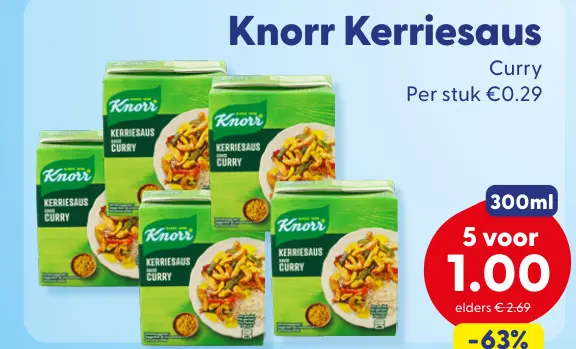 Aanbieding: Kerriesaus Curry
