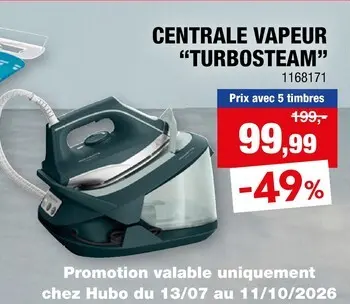 Offre: Rowenta Turbosteam générateur de vapeur