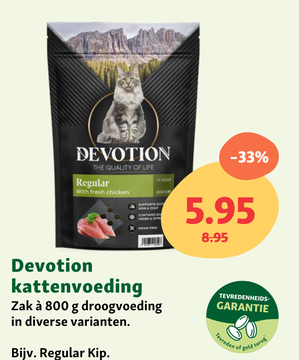 Aanbieding: Devotion kattenvoeding