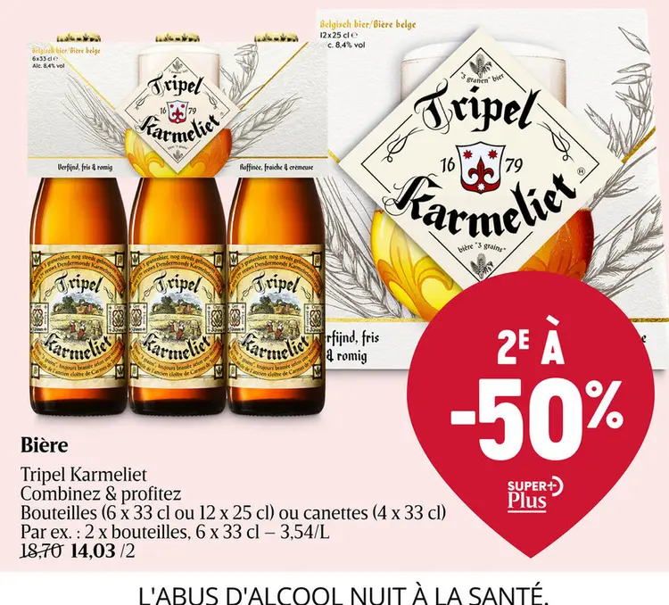 Offre: Bière blonde | Tripel | 8,4% alc. | Bouteille