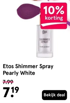 Aanbieding: Shimmer Spray Pearly White