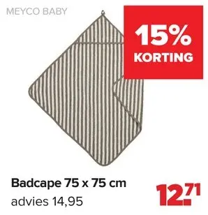 Promotie: Badcape