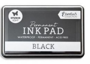 Aanbieding: Ink pad permanent black ink