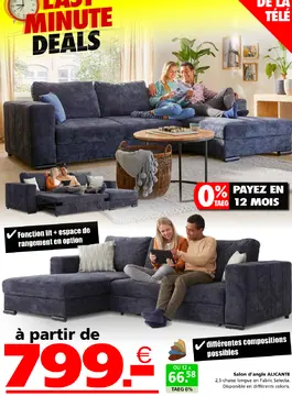 Offre: Salon d'angle