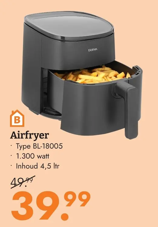Aanbieding: Airfryer