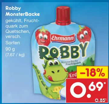 Aanbieding: Robby MonsterBacke