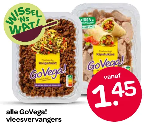 Aanbieding: Alle Go Vega! vleesvervangers
