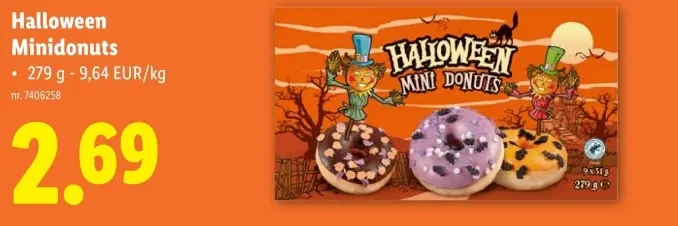 Aanbieding: Halloween Minidonuts