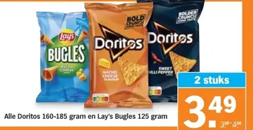 Aanbieding: Doritos en Lay's Bugles