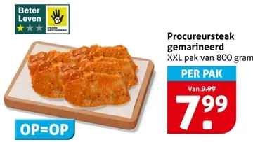 Aanbieding: Procureursteak gemarineerd