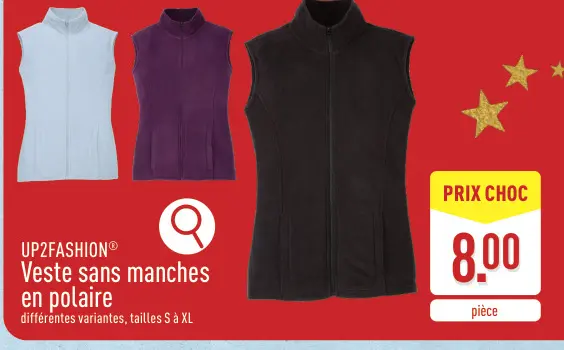 Offre: Veste sans manches en polaire