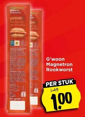 Aanbieding: Magnetron Rookworst