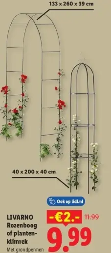 Aanbieding: Rozenboog of planten-klimrek